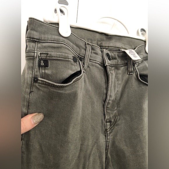 H&M Denim skinny green/gray jeans pants - Picture 3 of 5